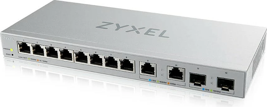 Switch Zyxel XGS1210-12, Managed, Gigabit Ethernet (10/100/1000), Full duplex