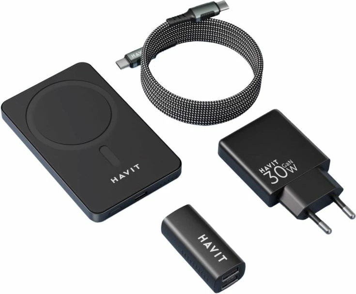 Set karikimi Havit Charging Kit, i zi/gri