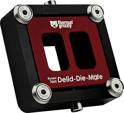 Vegël delid Thermal Grizzly Ryzen 7000 Delid-Die-Mate, për AMD Ryzen 7000, e kuqe/zezë