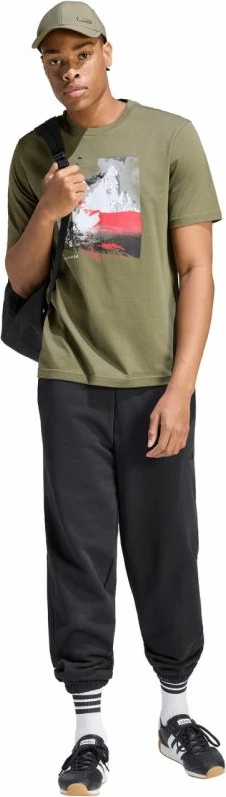 Maicë për meshkuj adidas Memories of Sport Outdoor Graphic KC7098, khaki [Madhësia: L]
