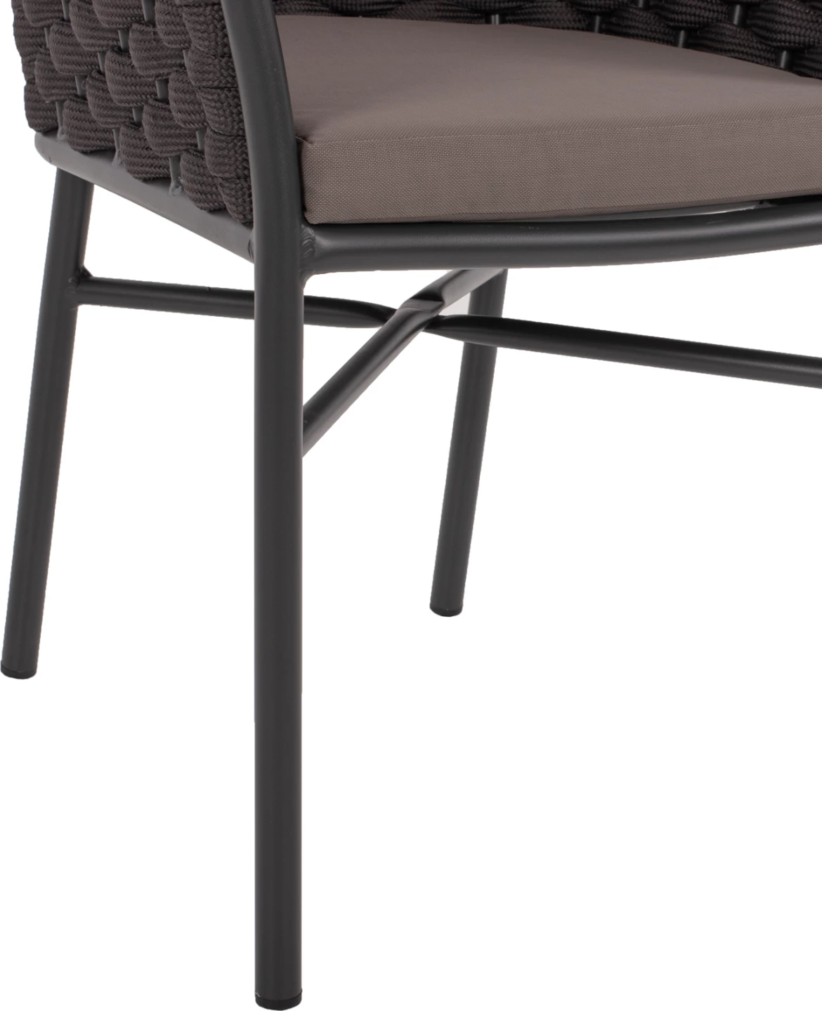 Karrige alumini me litar, ngjyrë gri, FH5858.01, 56x58x76 cm