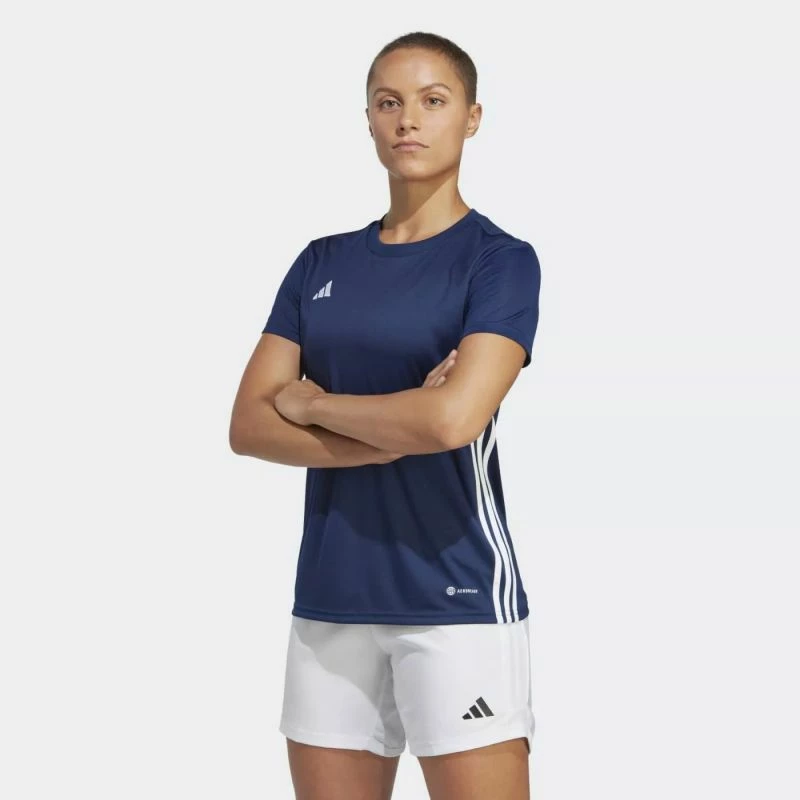 Fanellë futbolli për femra adidas, blu marine [Madhësia: M]