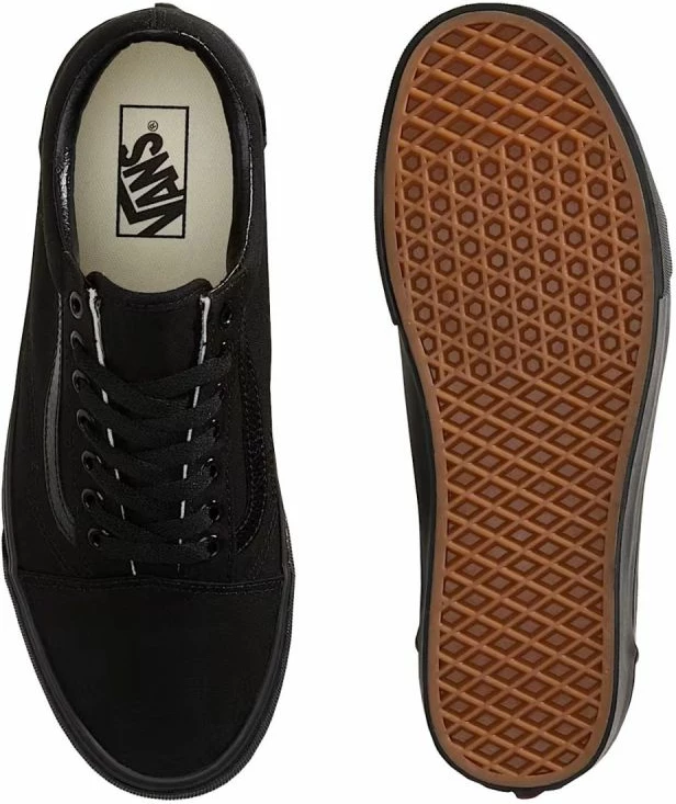 Këpucë unisex Vans Old Skool VN000D3HBKA, të zeza [Madhësia: 40.5]