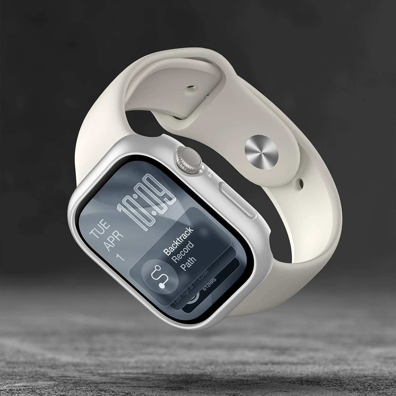 Mbështjellës smartwatch, AmazingThing, për Apple Watch Series 11 46mm - Argjend