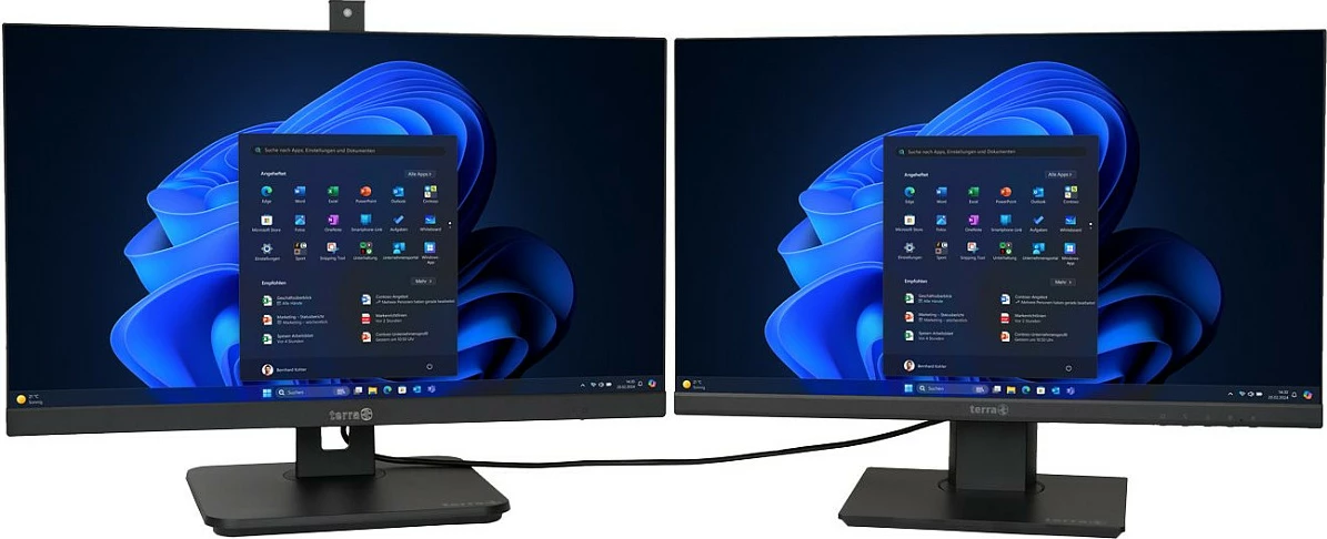 Kompjuter All-in-One Terra 1000036, 23.8" Full HD, Core i5, 16GB RAM Memorje, 1TB, Windows 11 Pro, i zi