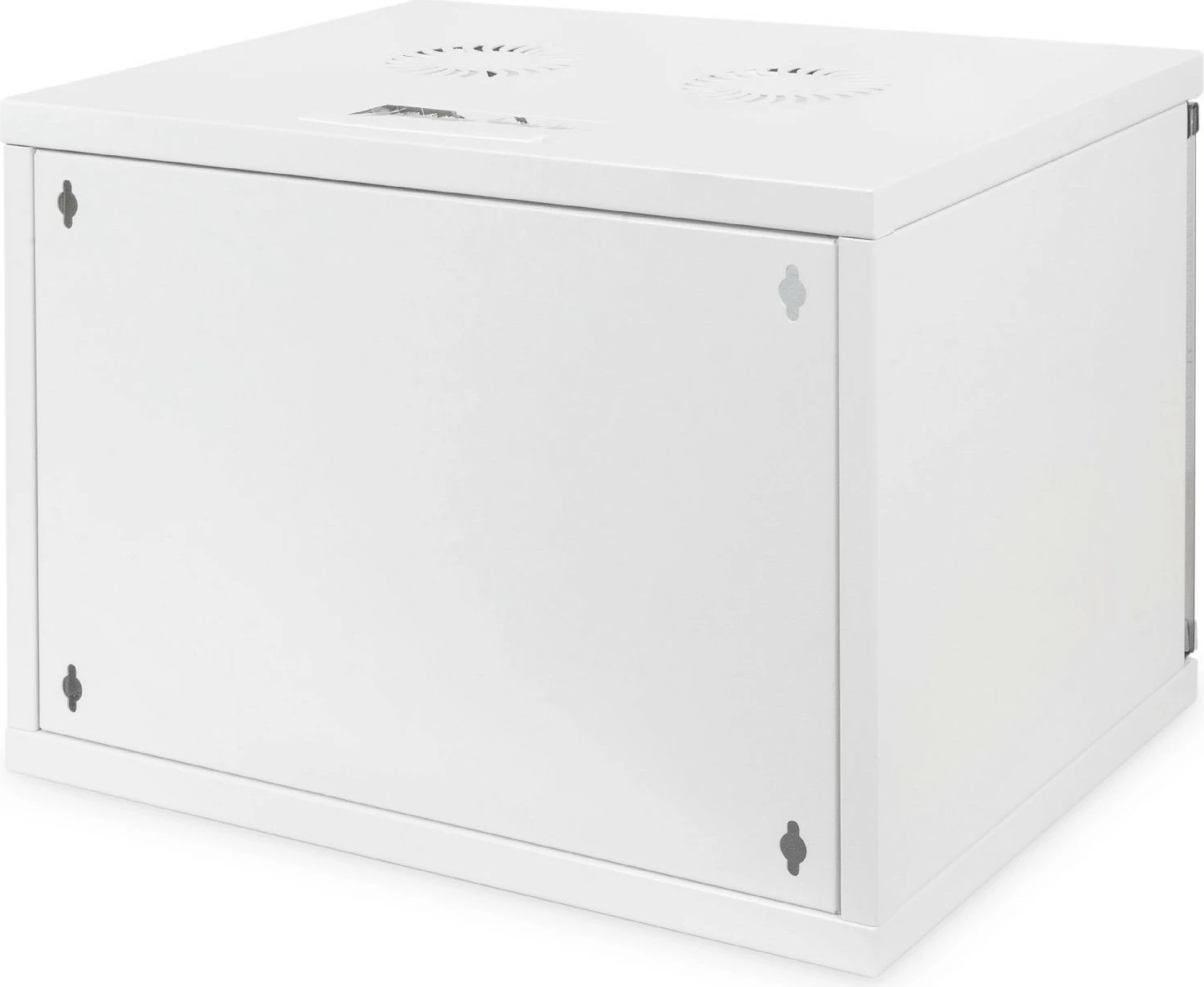 Kasë rrjeti Digitus SOHO 7U, 540x400mm, montim në mur, xham, gri