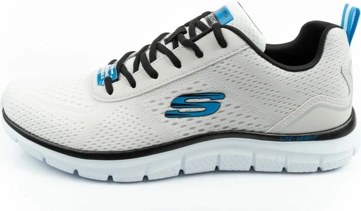 Atlete meshkuj Skechers Track Ripkent 232399/WBK, ecru