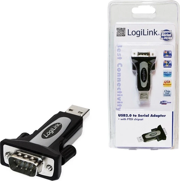 Adapter LogiLink, RS-232