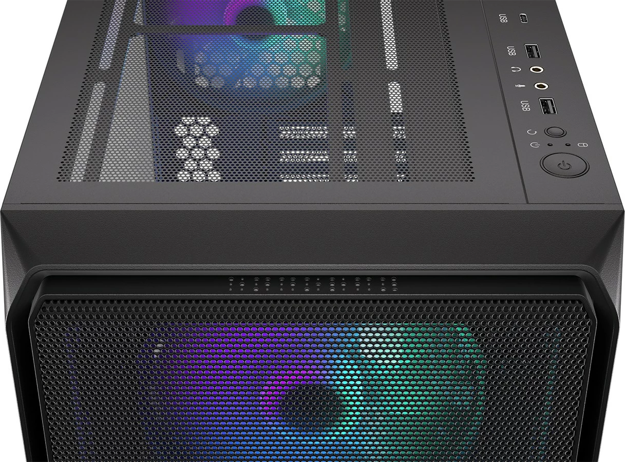 Kasë Endorfy Arx 700 ARGB EY2A013, Midi Tower, Tempered Glass, 4x Ventilatorë ARGB, E zezë