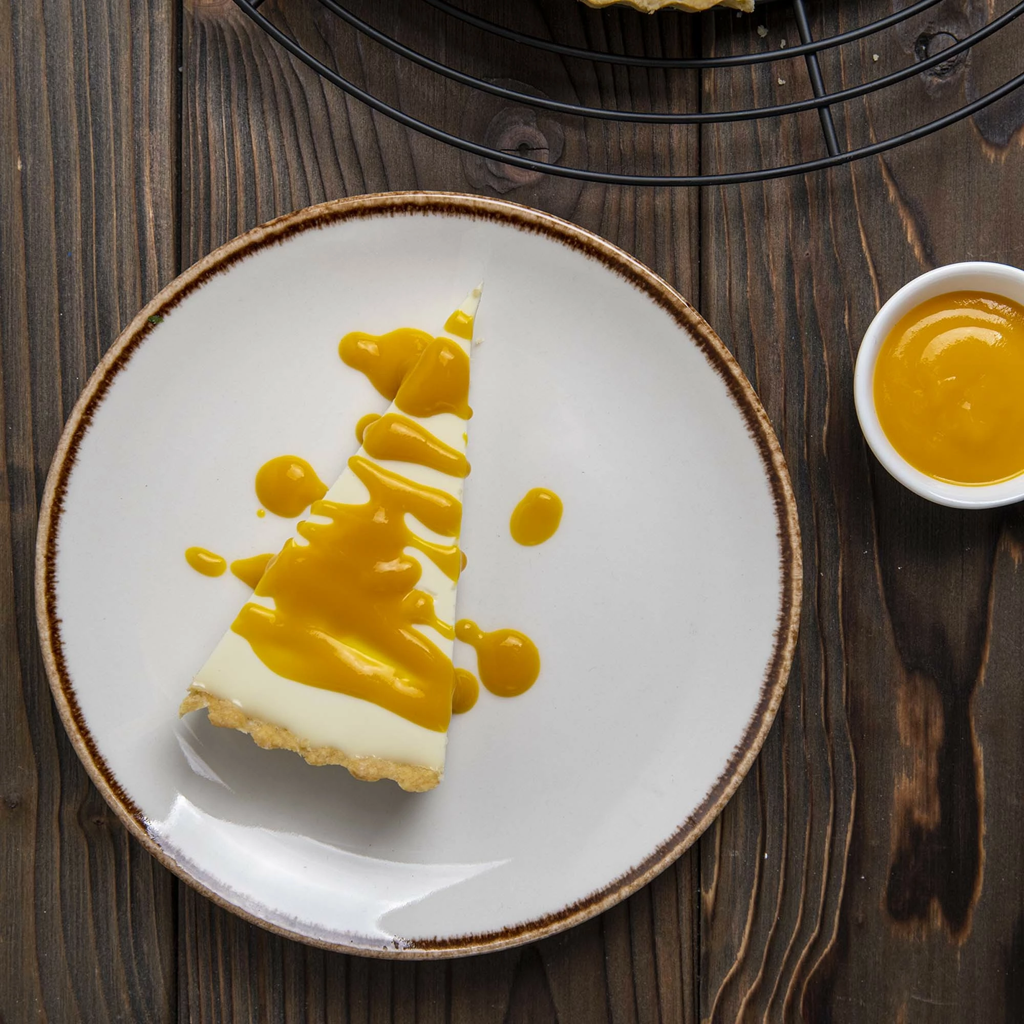 Pjatë e sheshtë Fine Dine Vanilla Ø240 mm, krem, set 6 copë