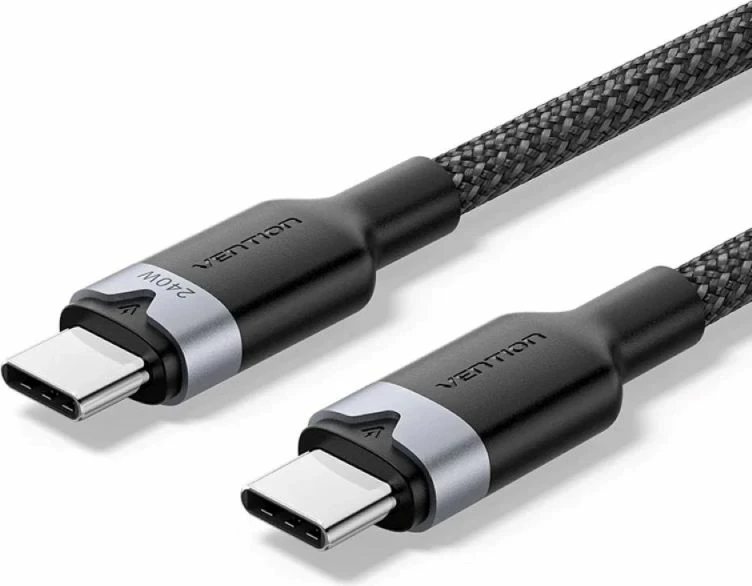 Kabëll USB-C në USB-C Vention, i zi