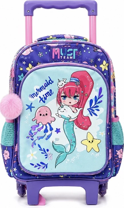 Çantë me rrota për Parashkollor – Mermaid Time