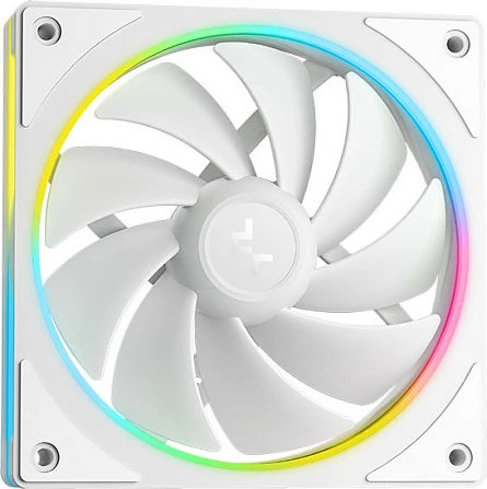 Kasë ftohëse uji Deepcool LM240, 2x120mm, ekran IPS, bardhë
