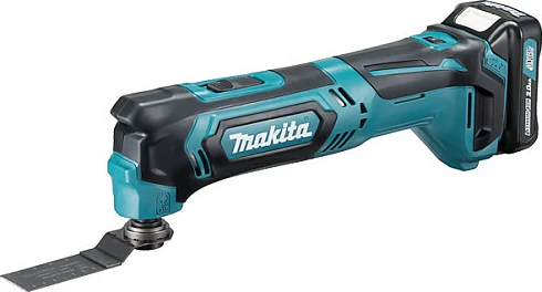 Vegël multifunksionale me akumulator Makita TM30DSMJX5, 12V, 2x 4.0Ah, MAKPAC Gr.2, kaltër/zi
