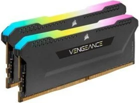 RAM memorje Corsair Vengeance RGB PRO SL, 32GB (2x16GB), DDR4, 3200MHz, CL16, e zezë