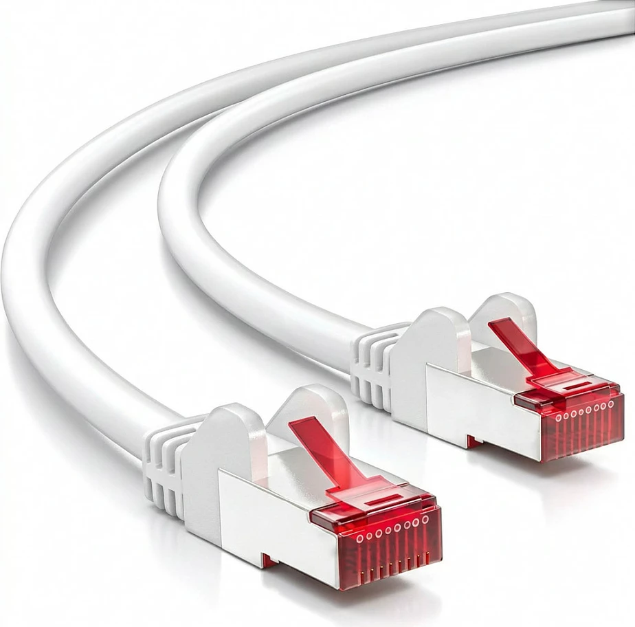 Kabllo rrjeti Goobay 95531, Cat6 S/FTP, RJ45-RJ45, 7.5 m, e bardhë
