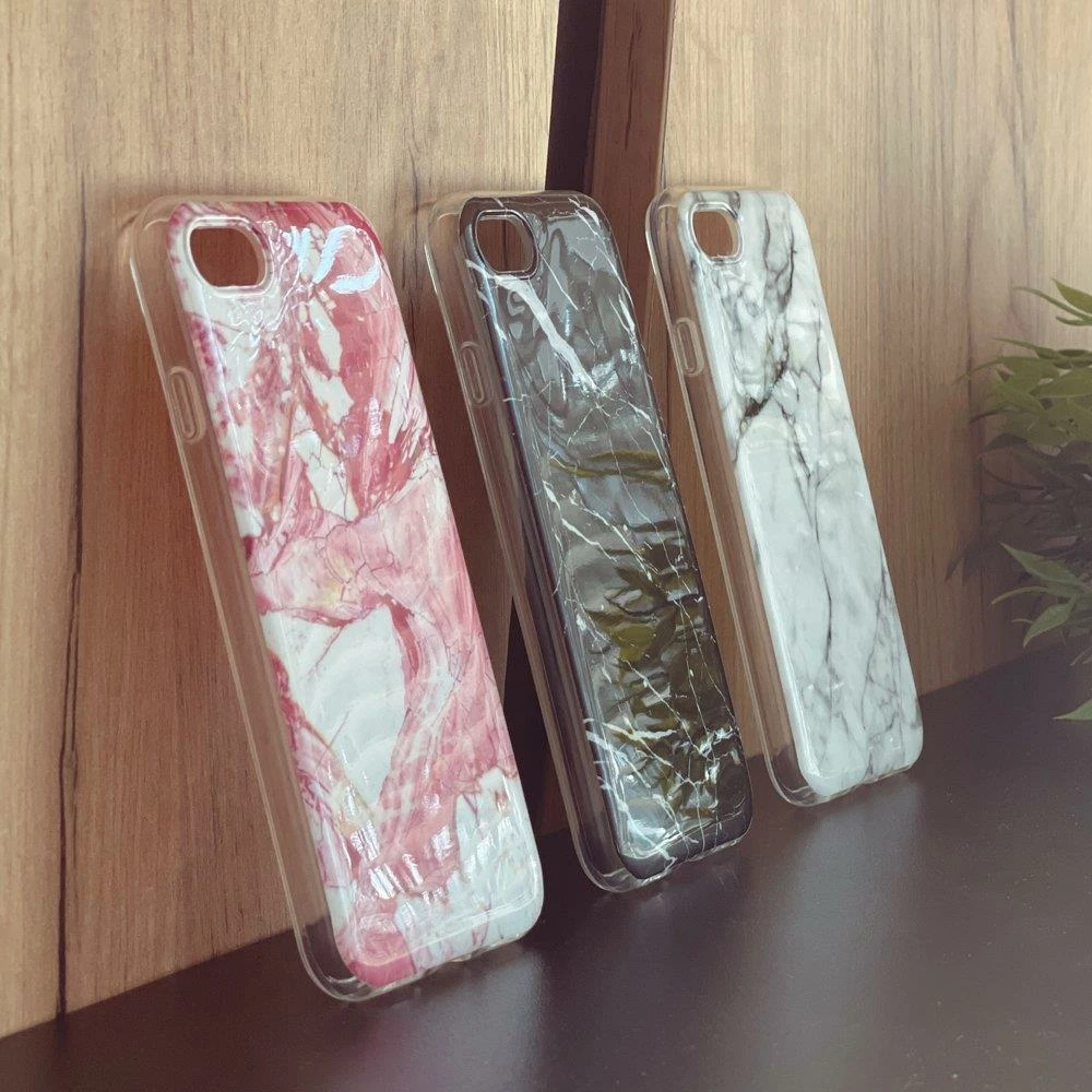 Mbështjellës Wozinsky Marble për Xiaomi Mi 10 Lite, TPU, i zi