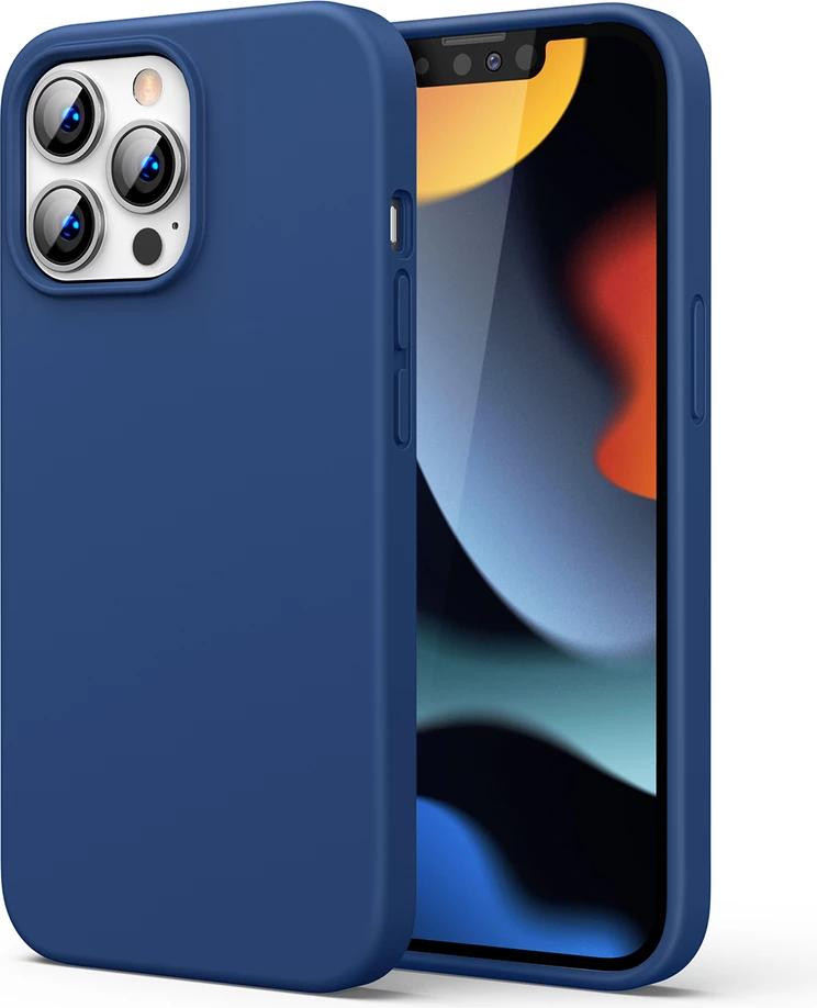 Mbështjellës Ugreen për iPhone 13 Pro Max, silikon, kaltër