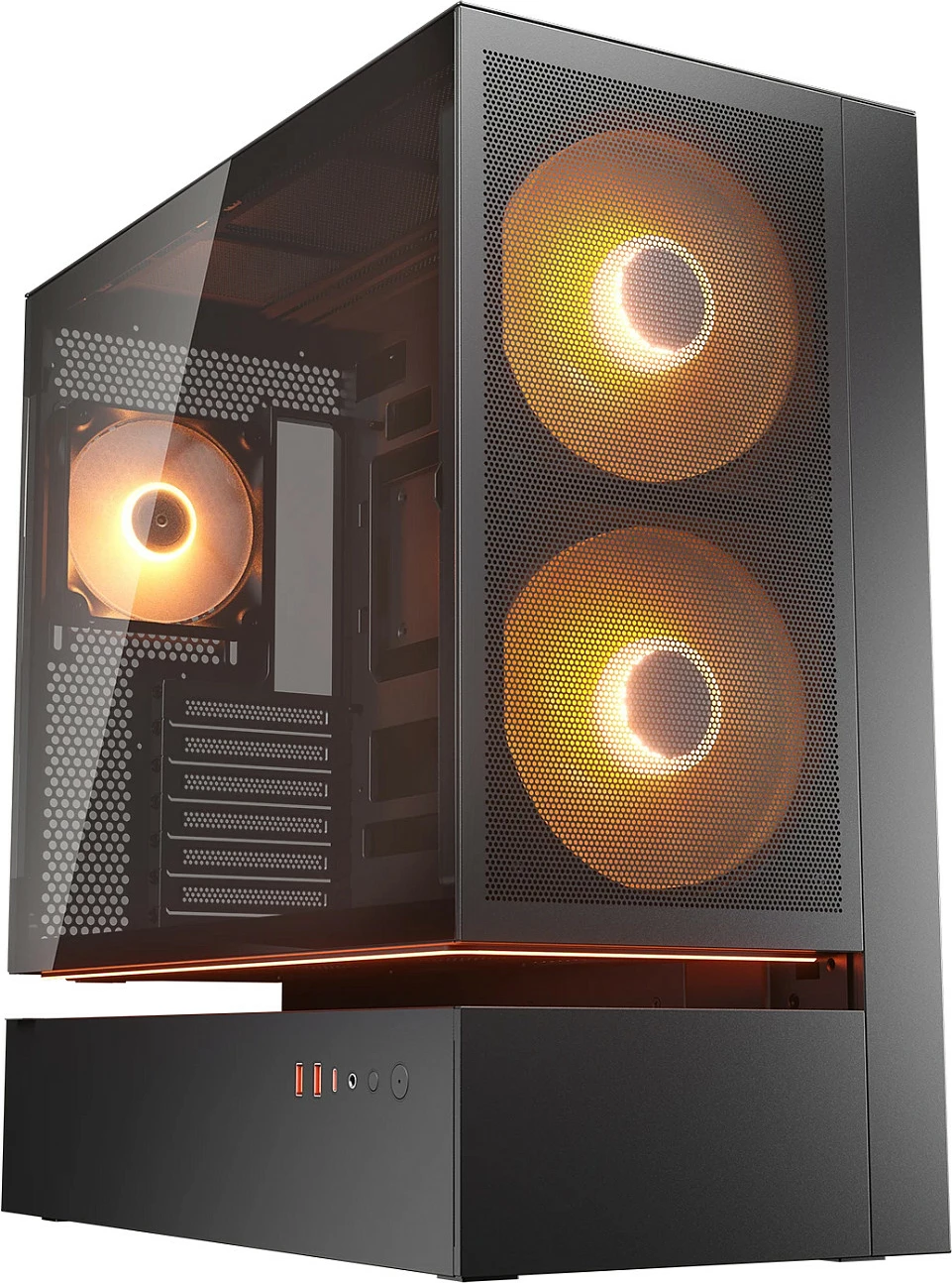 Kasë COUGAR CFV235 Mesh ARGB Midi Tower, ATX/microATX/Mini-ITX, xham i temperuar, e zezë