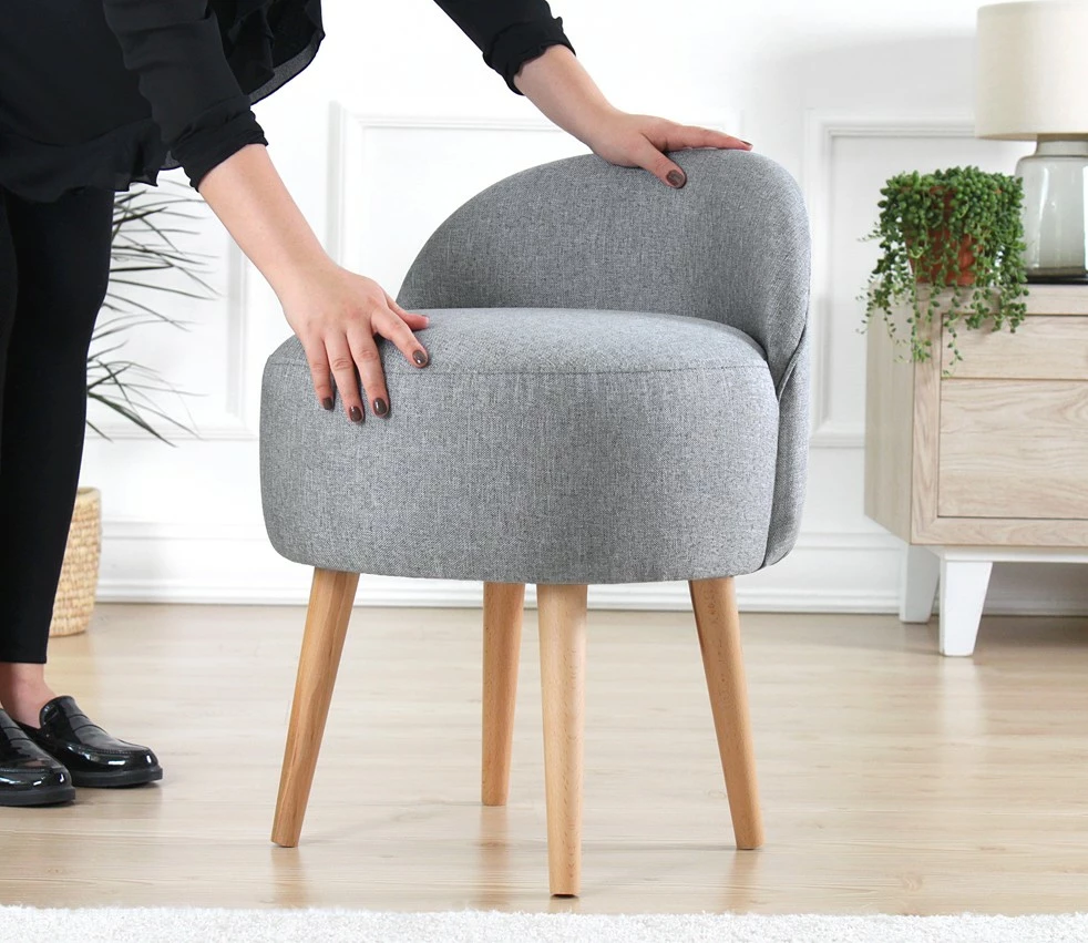Puf Atelier del Sofa, Corvile, ngjyrë gri