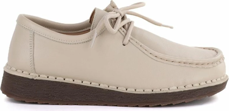 Mokasina lëkure për femra Artiker 58C1519, bezhë