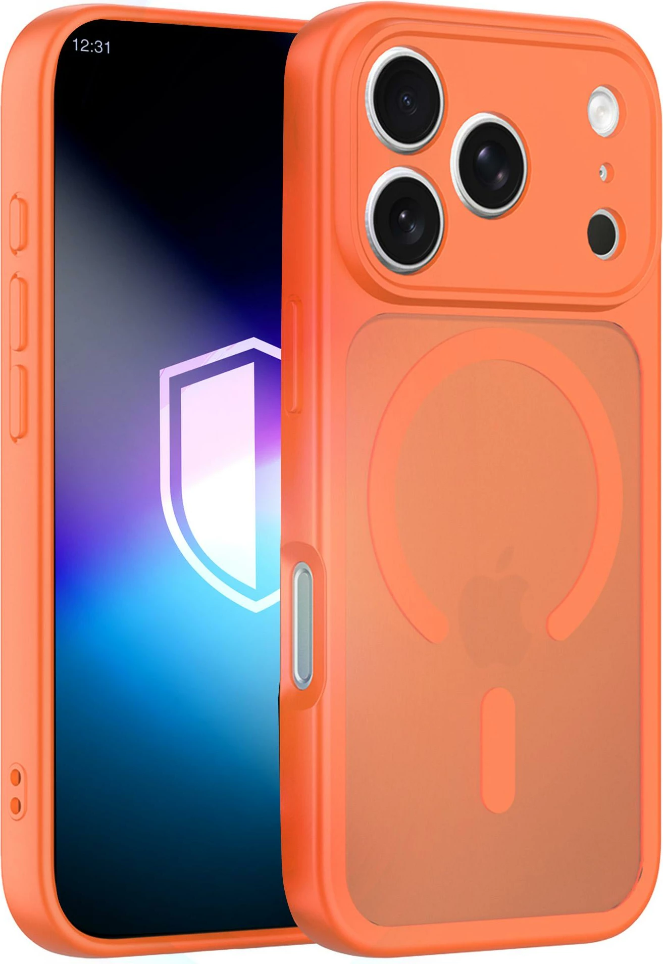 Mbështjellës 3mk Misty MagCase për iPhone 17 Pro Max / iPhone 18 Pro Max, MagSafe, Portokalli