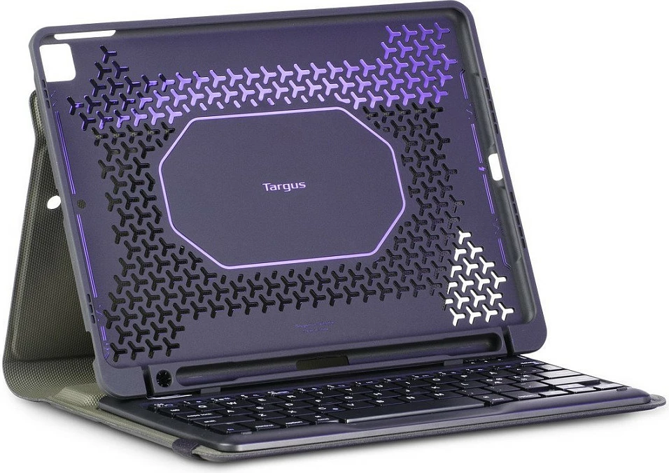 Mbështjellës folio me tastierë Targus THZ891DE Pro-Tek Education për iPad 10.2" (7/8 Gen), Bluetooth, i zi