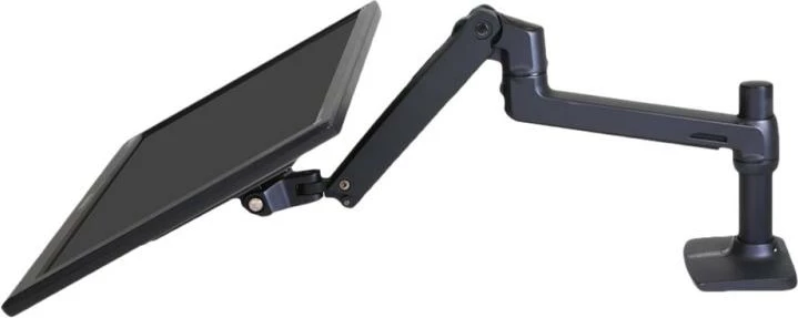 Krah monitori tavoline, Ergotron LX 45-241-224 (45241224), rregullim fleksibël, montim me kapëse, e zezë mat