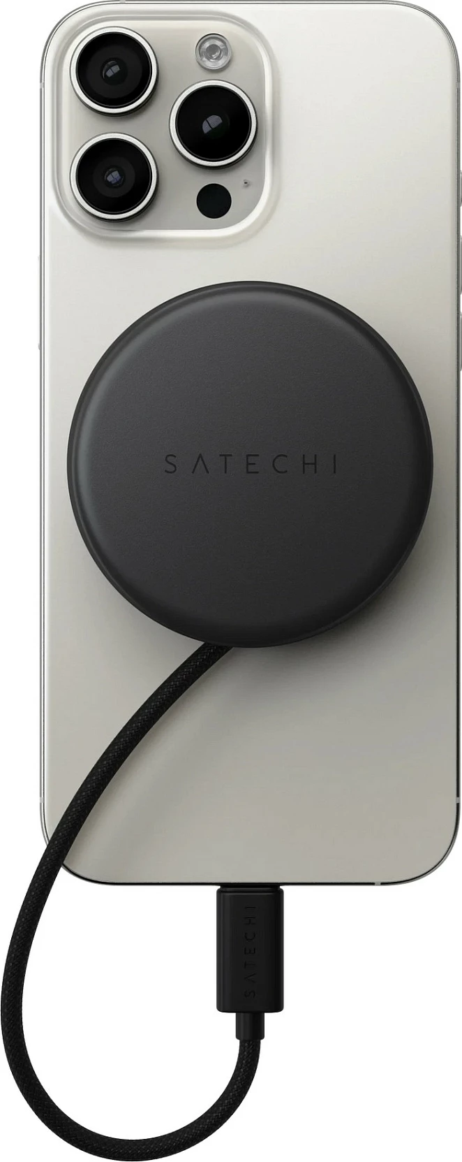 Adapter multiport USB-C Satechi OntheGo 7-në-1, i zi