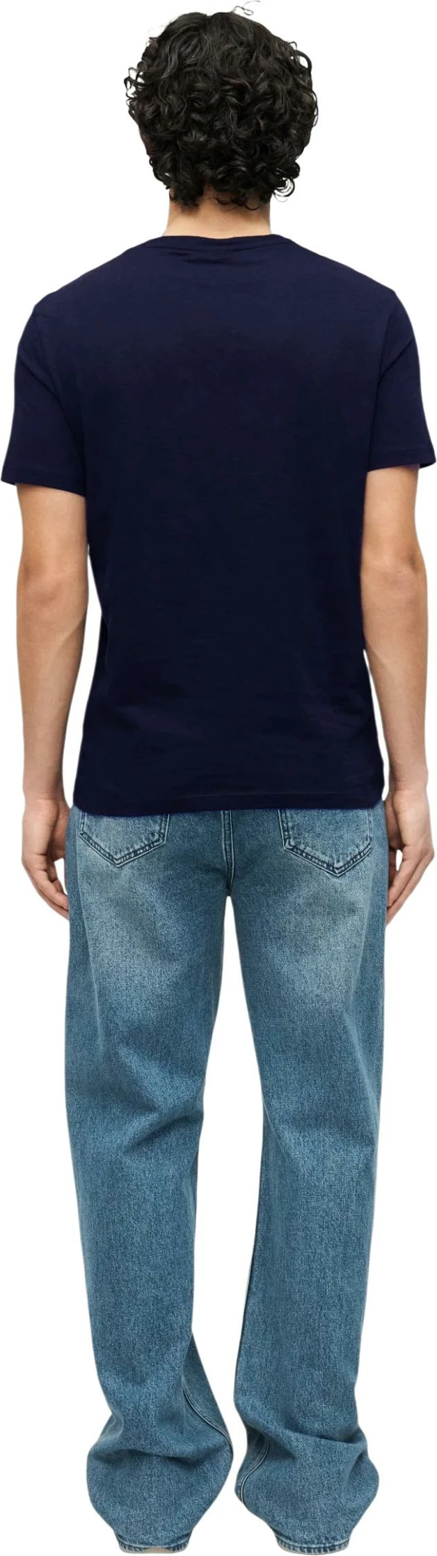 Maicë për meshkuj Armani Exchange XM002683 AF10356, blu e errët [Madhësia: XS]