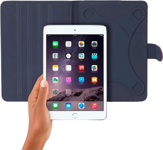 Këllëf tableti RIVACASE 3317, 9.7-10.5 inç, stand 3 pozicione, mbyllje magnetike, kuqe