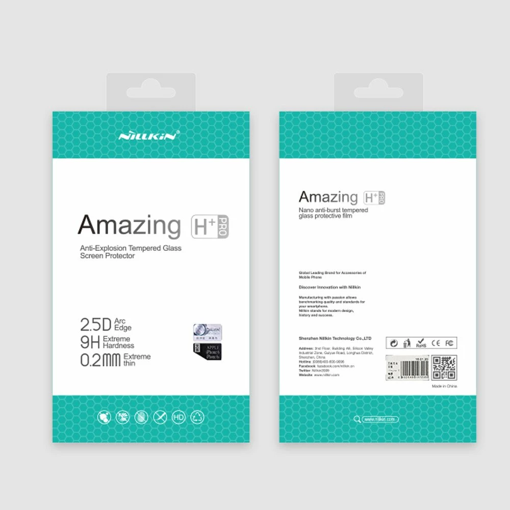 Xham mbrojtës Nillkin Amazing H+ Pro për Xiaomi Black Shark 3 Pro, 0.2mm, 9H, Transparent