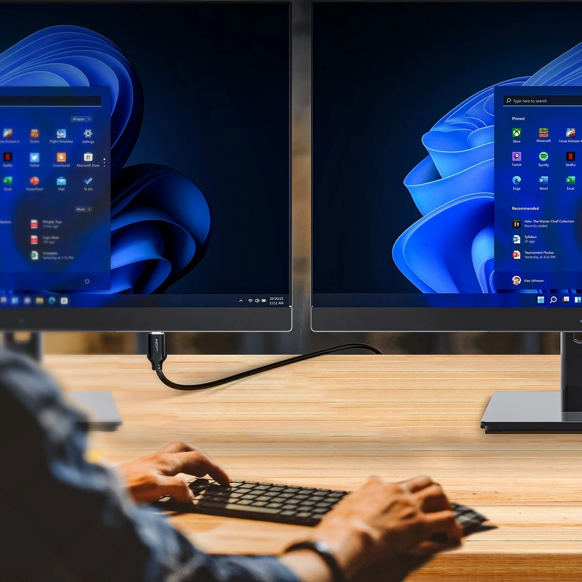 Kabell HDMI Unitek 2.0, 4K 60Hz, 15m i zi