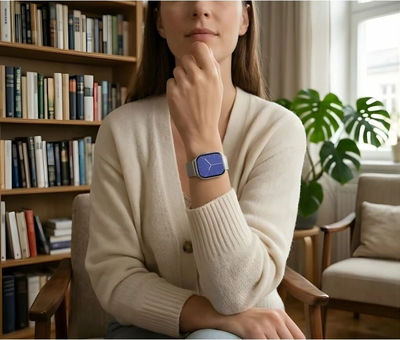 Smartwatch Gravity GT43-2, argjendtë, set rrip + byzylyk