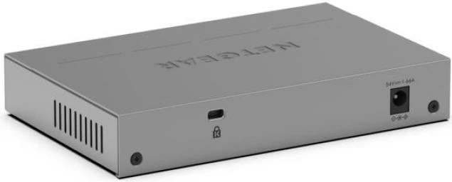 Switch Netgear GS105PP-300EUS 5 porta 100Mbps, Gri