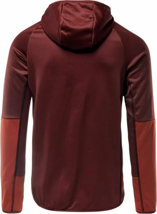 Duks me kapuç Hi-Tec për meshkuj, i zi me të kuqe