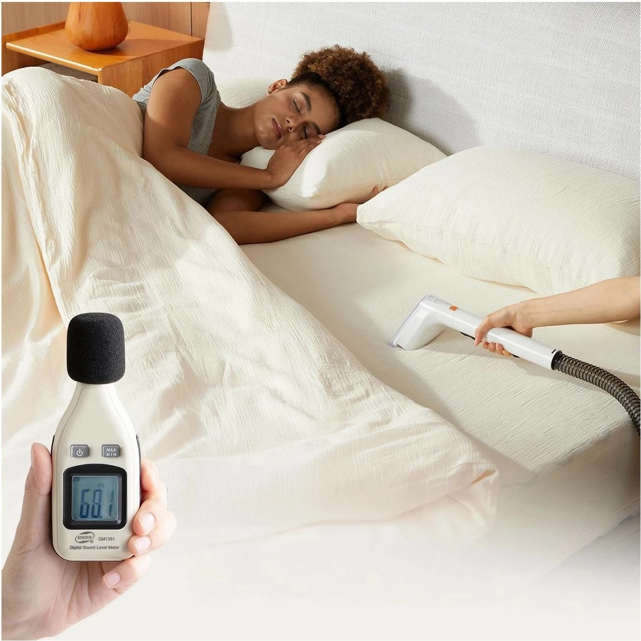 Aspirator me ujë UWANT B200-SE, rezervuar i dyfishtë, i bardhë