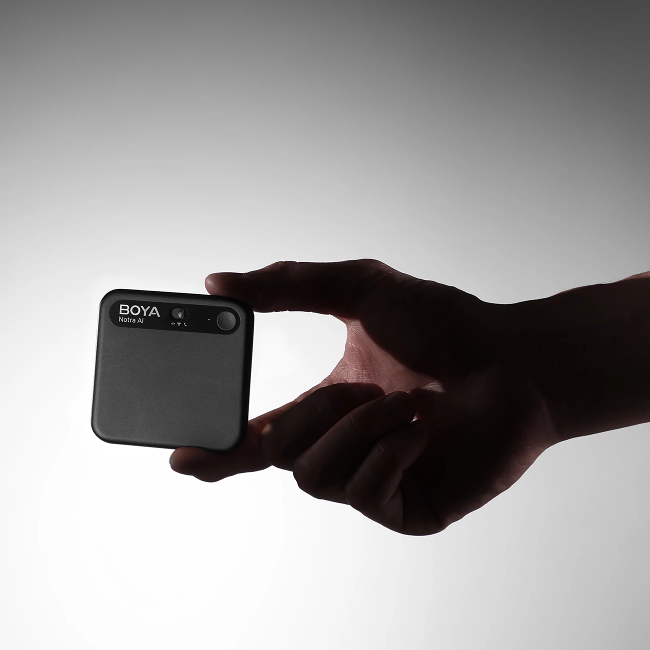 Regjistrues zëri BOYA Notra AI, 64GB, transkriptim AI, deri 24 orë, i zi, set