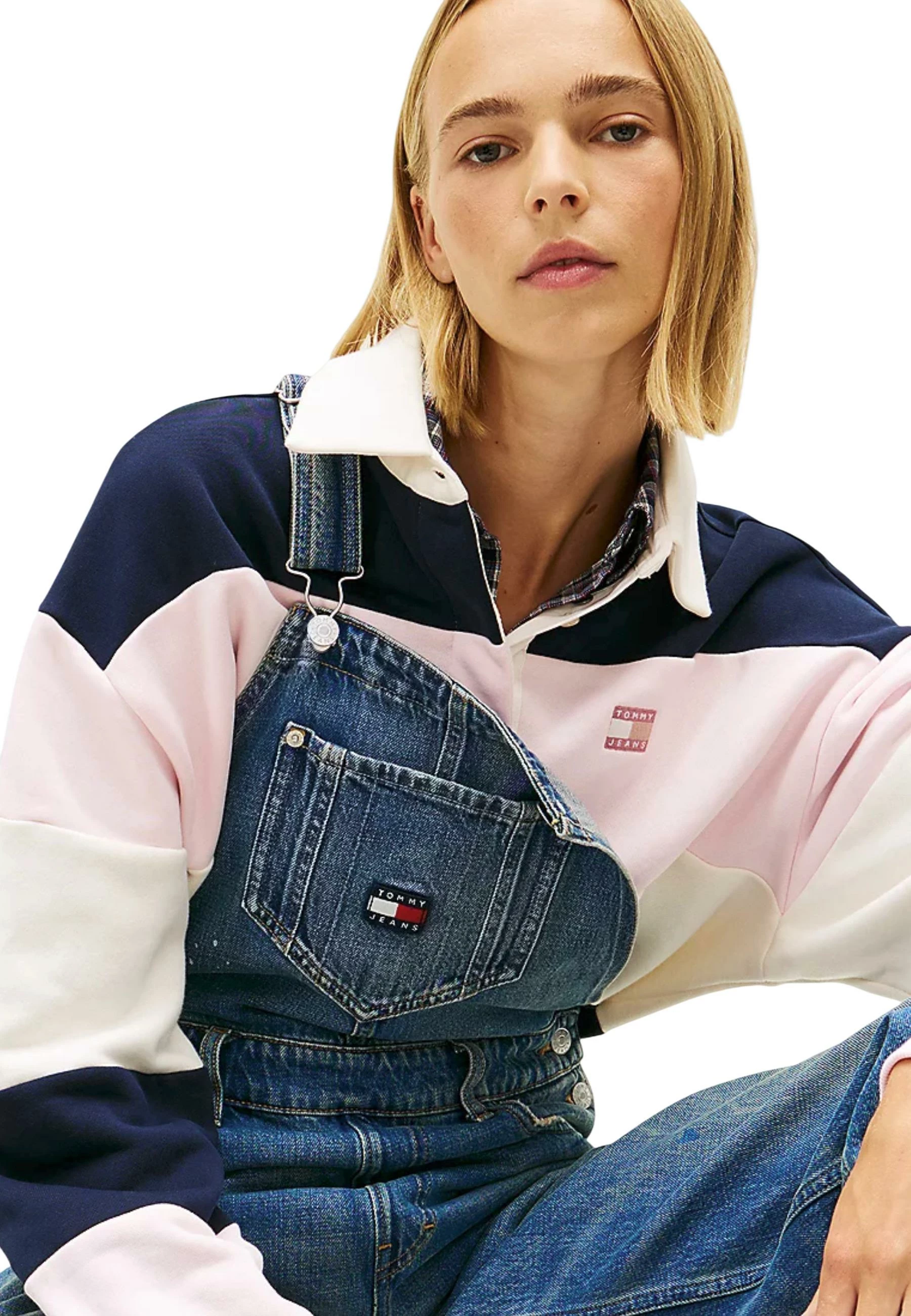 Kominoshe për femra Tommy Hilfiger Jeans DW0DW22005, denim [Madhësia: S]