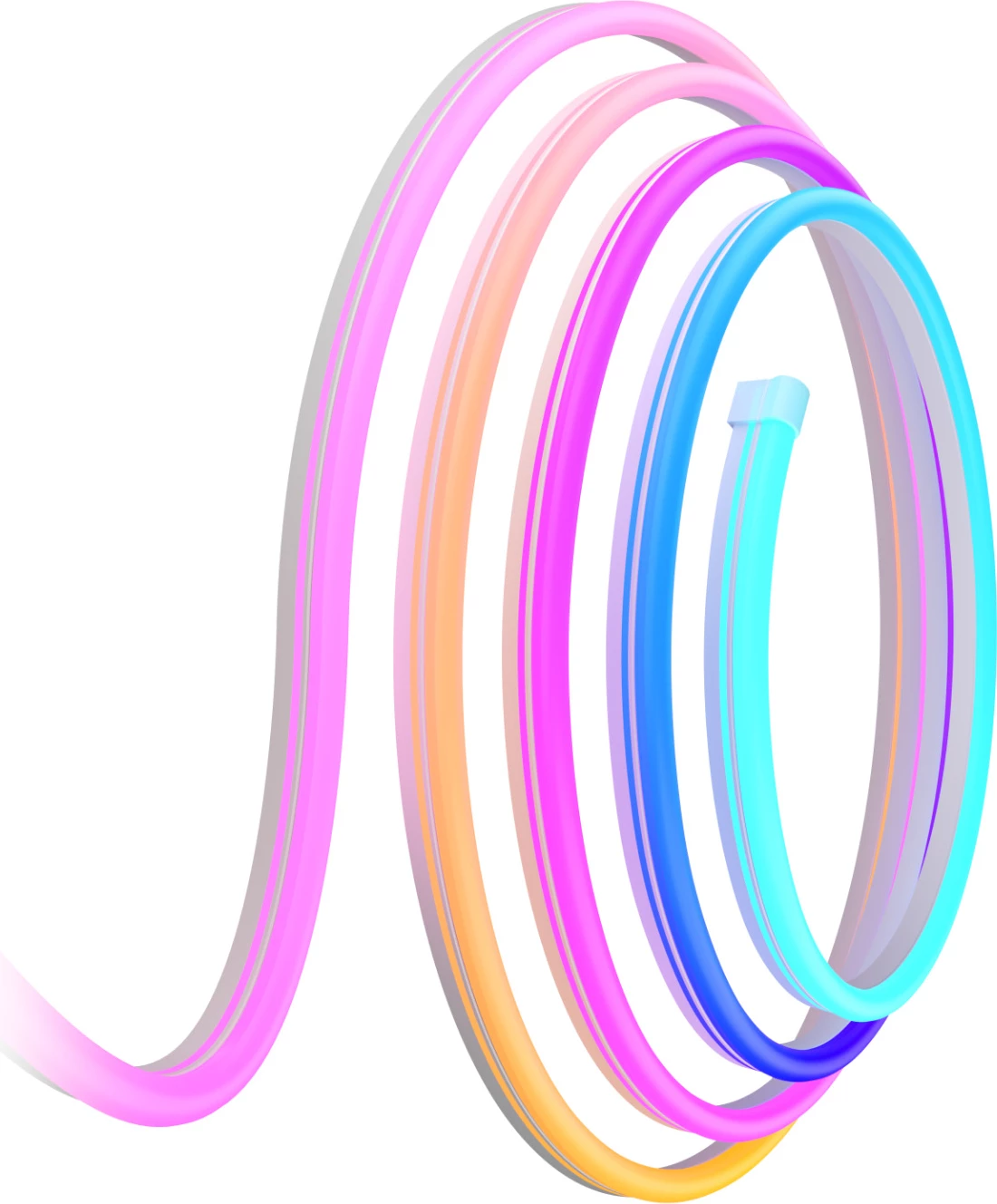 Shirit LED neon Govee Neon Rope Light 2S H61D4-W 4m RGBIC Bluetooth, i bardhë