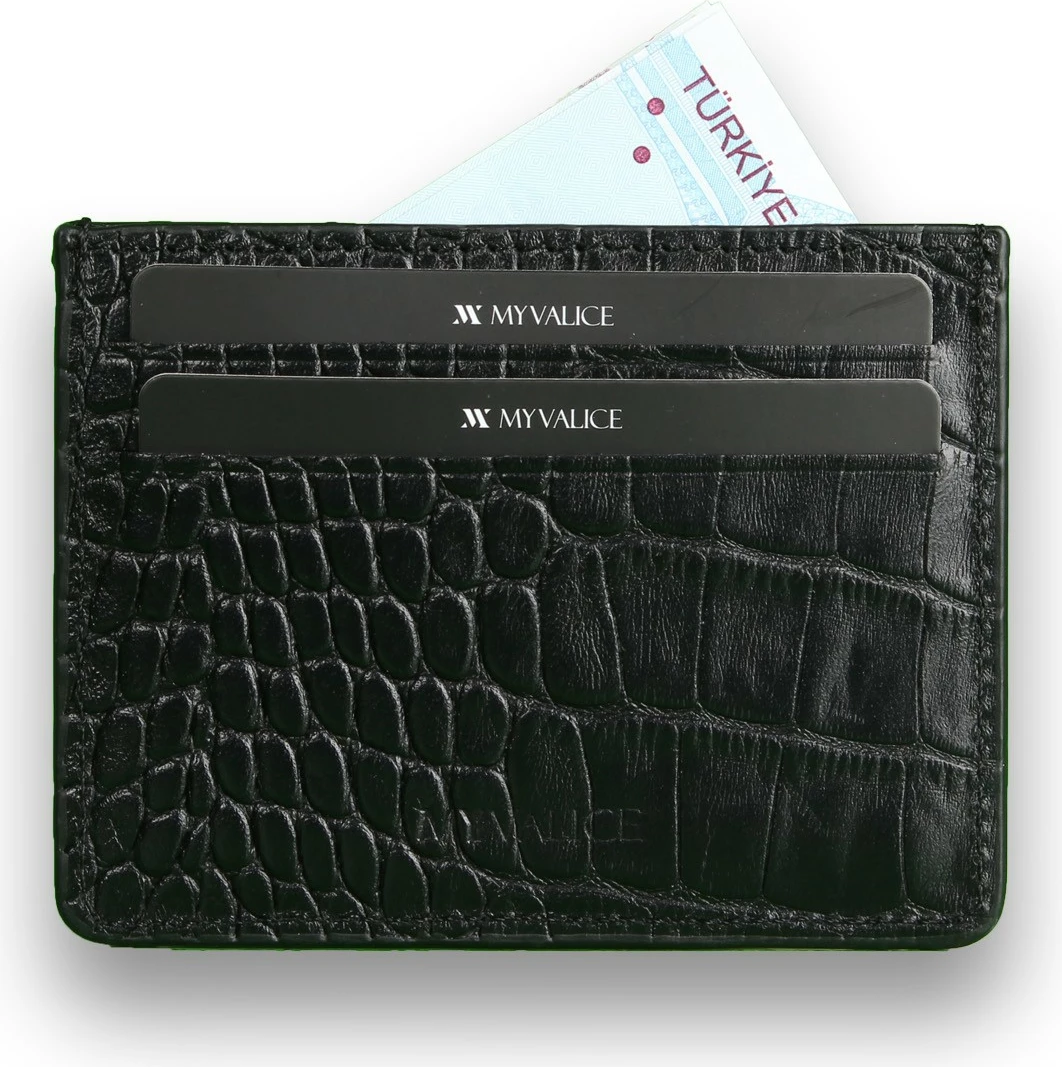 Portofol lëkure i zi, Zoozie Bags, 3420