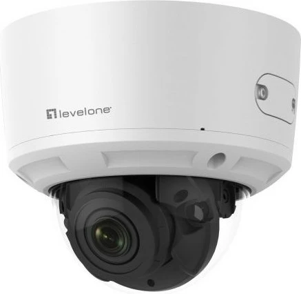 Kamerë IP LevelOne Gemini Zoom, 8-Mp, H.265, PoE, Dome, Bardhë