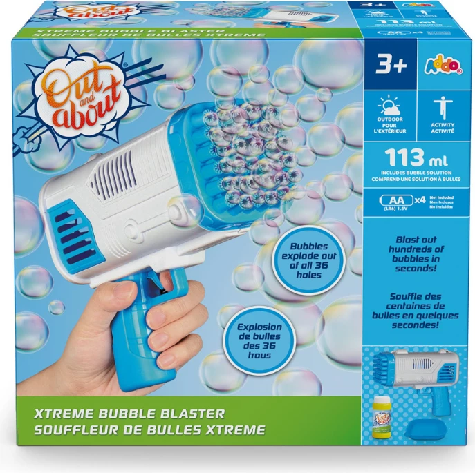 Out and About Xtreme Bubble Blaster (Blue)