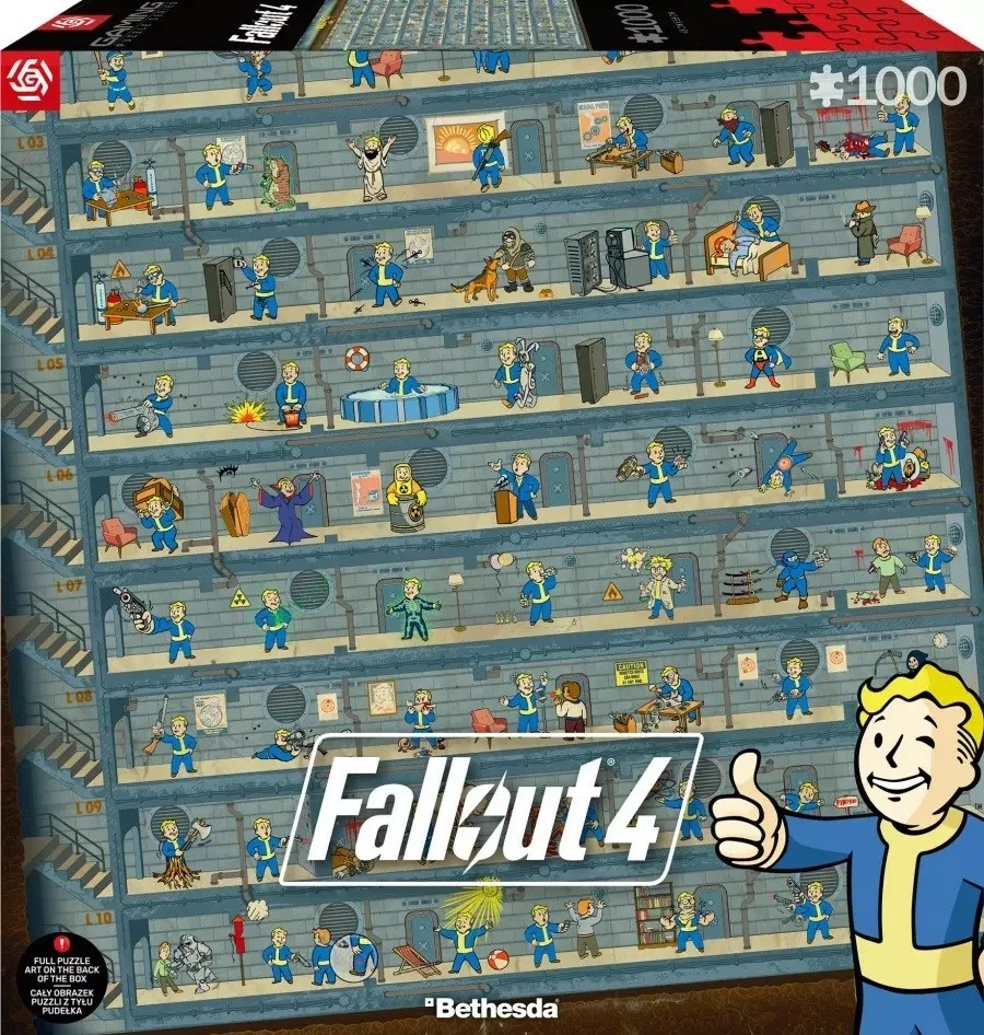Puzzle Cenega Publishing Fallout 4: Perk Poster, 1000 pjesë