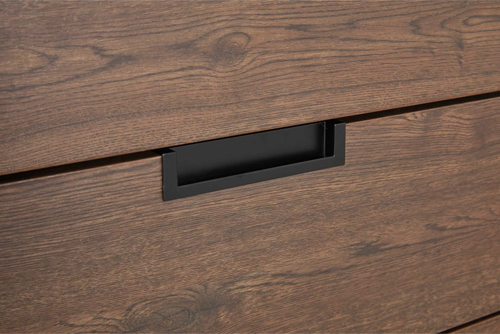 Komodë Nuez me 5 sirtarë, ngjyrë arre, 72x39x117 cm