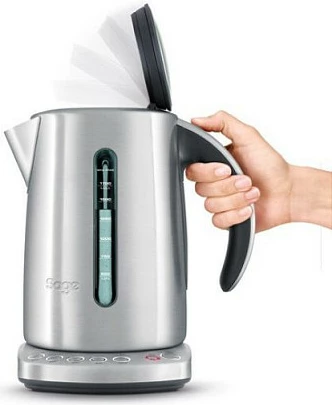 Çajnik elektrik Sage 1.7L, 5 nivele temperature, inox i krehur