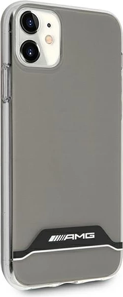 Mbështjellës Mercedes AMG Electroplate Black&White për iPhone 11/XR 6.1", Transparent