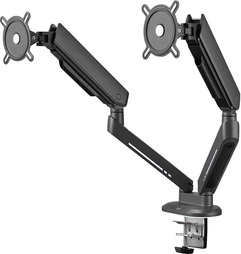 Krah për dy monitorë One For All DM8210, 21-45", Gas Spring, VESA 75x75/100x100, RGB, i zi