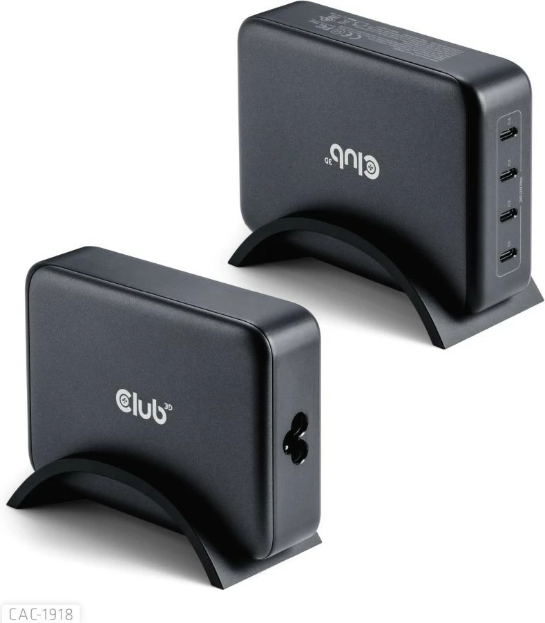 Karikues Club3D 4xUSB Type-C PD 240W, GaN, i zi