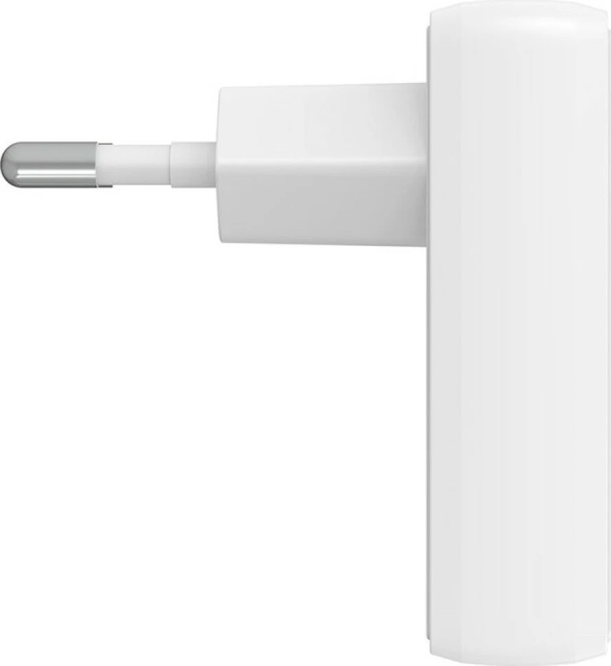 karikues muri 4smarts FlatPlug Duo 4SM000008 20W GaN, USB-C + USB-A, Power Delivery, prizë e sheshtë, e bardhë